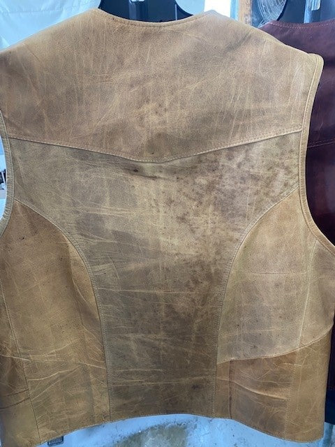 #3167 Men's Leather Vest