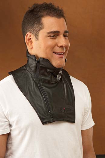 #3274 Men's Leather Neck Protector (Dickey)