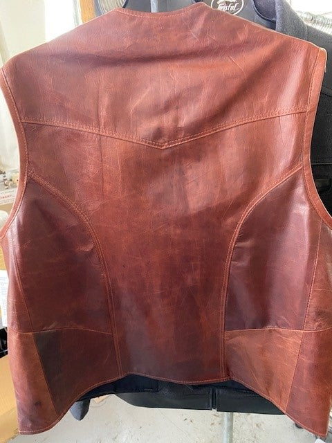 #3167 Men's Leather Vest