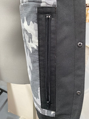 #3422 Men's Camouflage Leather Vest