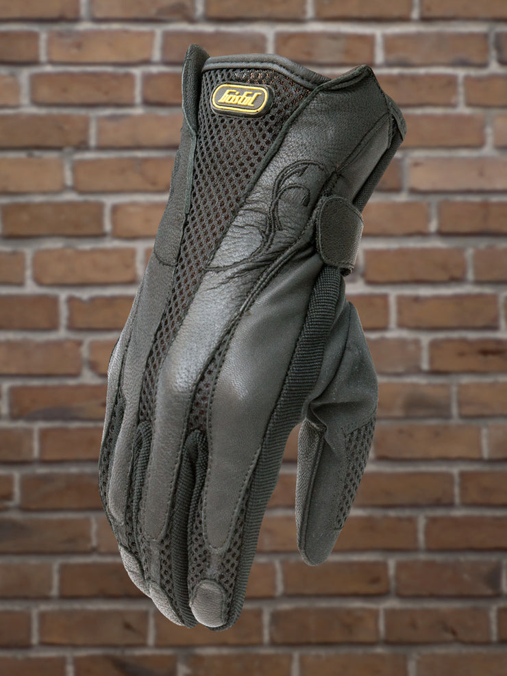#504 Ladies Vented Mesh & Leather Riding Glove